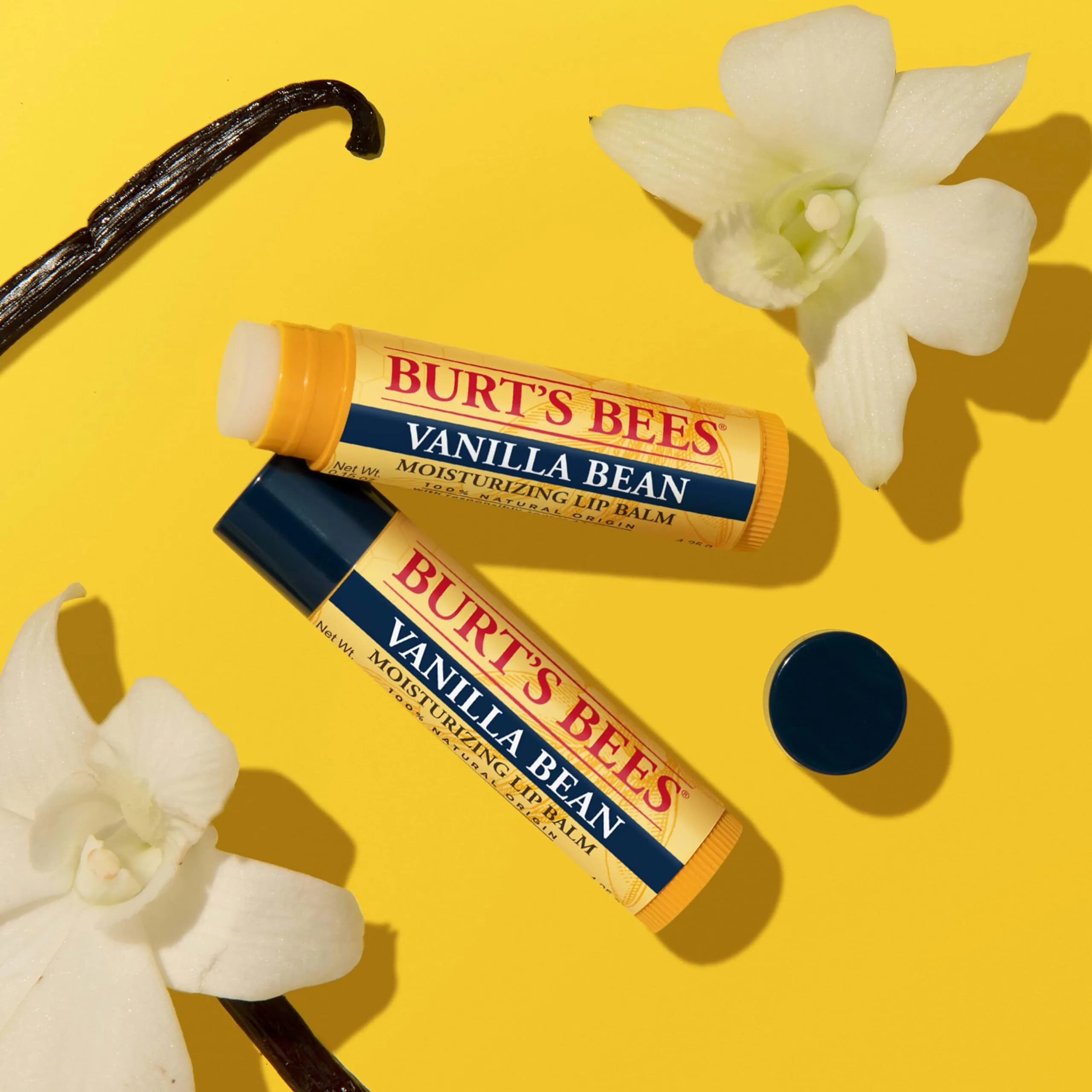 Burt's Bees Vanilla Bean Lip Balm 0.15 oz (4.25 g) | Responsibly Sourced Beeswax & Vanilla - view 7