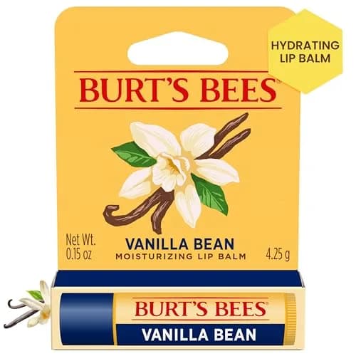 Burt's Bees Vanilla Bean Lip Balm 0.15 oz (4.25 g) | Responsibly Sourced Beeswax & Vanilla thumbnail 1