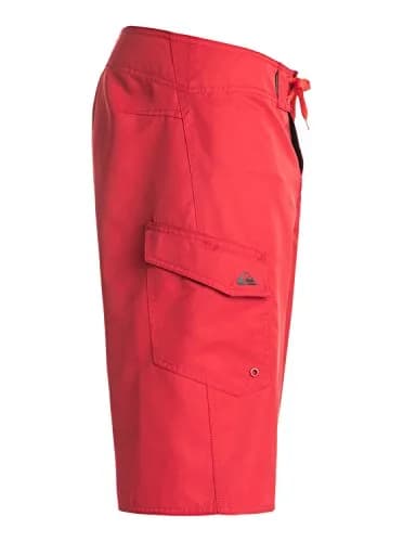 Quiksilver Men's Manic Cameo 22 Inch Board Short,Quick Red,29 | Iconic 90's Surf Style, Cargo Pockets, Neo-Fly Fit thumbnail 7