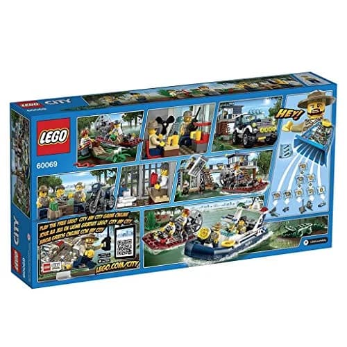 LEGO City Police Swamp Police Station | Police Building Set for Kids 27cm thumbnail 2