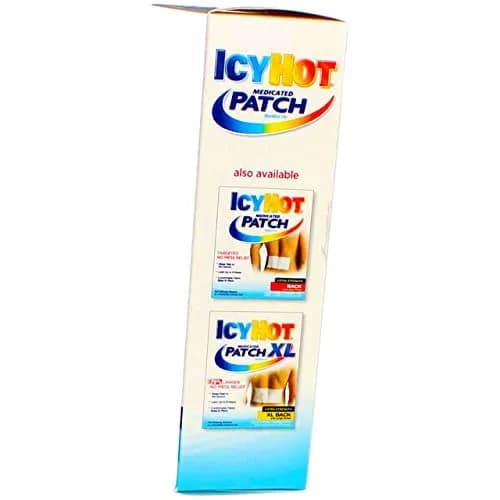 Icy Hot Extra Strength Medicated Patch, Small, 5 Count Box, 2 Count | Targeted Pain Relief for Muscle Strains & Arthritis thumbnail 4