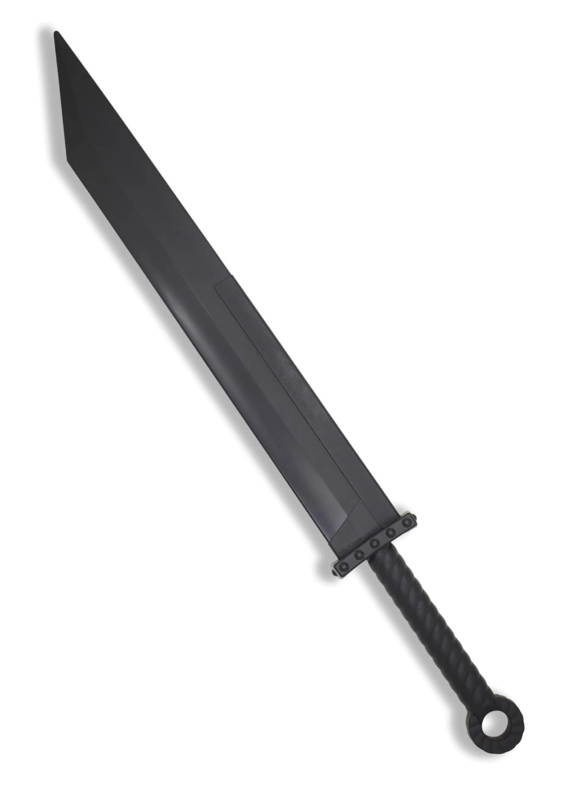 Master USA Martial Arts Sword 36.75 Inch Black Polypropylene Blade | Safe Practice & Cosplay — Black