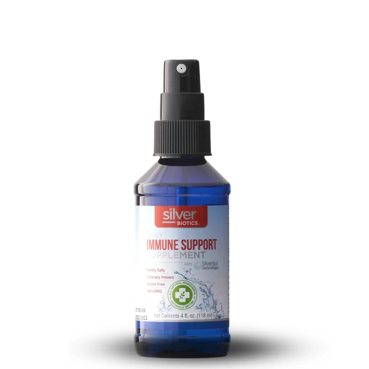 American Biotech Labs Silver Biotics 8 Fl Oz | Immune Support with SilverSol Technology — 4 Fl Oz