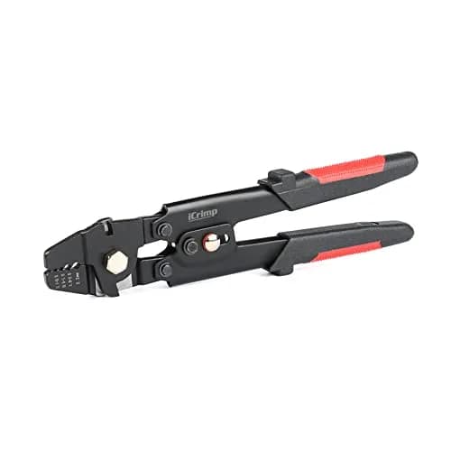 IWISS Wire Rope Swager for Crimping Fishing Lines Up To 2.2mm | 250mm (9.84 in) Heavy Duty Carbon Steel Tool thumbnail 1