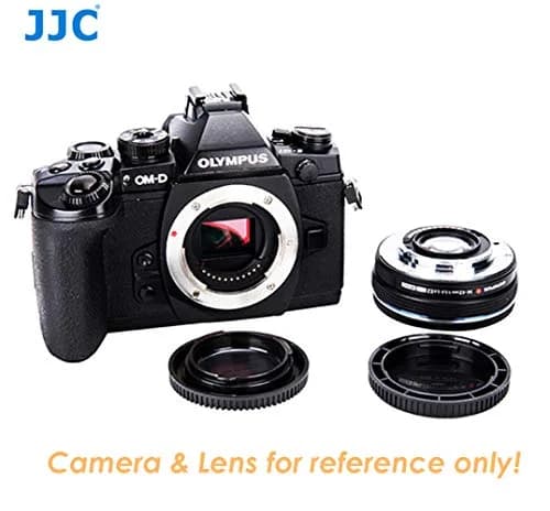 Fotasy M43 Lens Rear Cap & Camera Body Cap 2-Pack | Micro Four Thirds Dust Sensor Cover for Olympus/Panasonic thumbnail 2