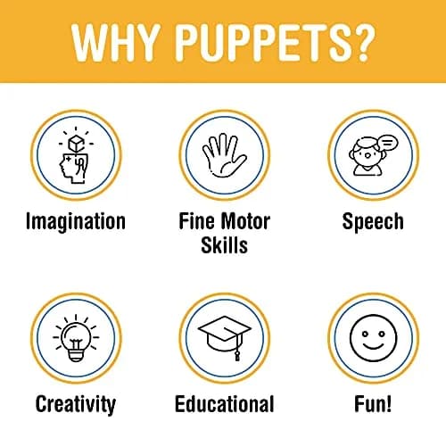 Silly Puppets Cristo Te AMA Hispanic Girl Christian Ministry Hand Puppet 35.56cm (14 inches) | Movable Mouth & Hands for Interactive Play thumbnail 3