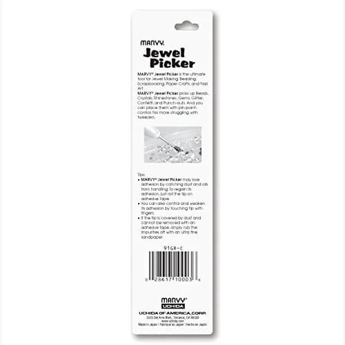 Marvy Uchida Double Ended Jewel Picker Tool with Red & Green Tips | 16.84 cm (6.63 inch) thumbnail 3