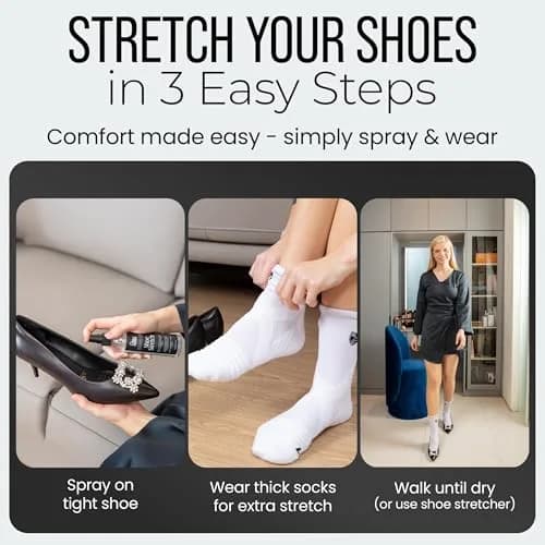 FootMatters Professional Boot & Shoe Stretch Spray 110ml (4 Fl Oz) | Softens Leather, Suede, Canvas for a Perfect Fit thumbnail 2
