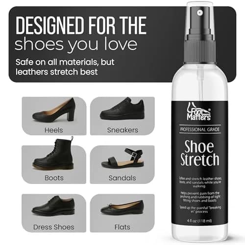 FootMatters Professional Boot & Shoe Stretch Spray 110ml (4 Fl Oz) | Softens Leather, Suede, Canvas for a Perfect Fit thumbnail 3
