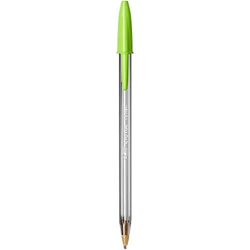 BIC Cristal Fun Ballpoint Pens with 5 Assorted Ink Colours | Wide 1.6mm Point, Pack of 10 for Bright, Flawless Writing thumbnail 3
