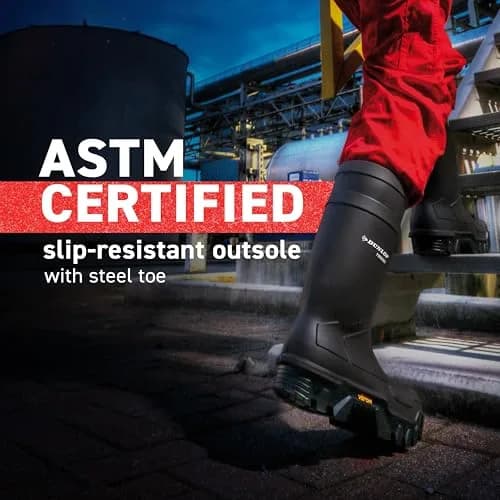DUNLOP Explorer Safety Work Boots with Vibram Sole - Full Impact & Cold Insulation, Steel Toe, Waterproof, US Size 6-15 thumbnail 3