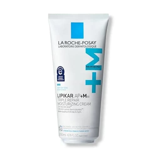La Roche-Posay Lipikar AP+MAX Triple Repair Moisturizing Body Cream Face & Body Lotion for Dry Skin with Shea Butter & Niacinamide, 475ml — 6.7 Fl Oz
