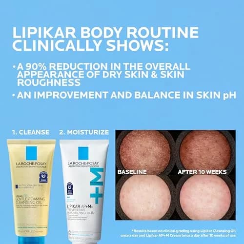 La Roche-Posay Lipikar AP+MAX Triple Repair Moisturizing Body Cream 200ml (6.76 Fl Oz) | Clinically Proven Dry Skin Relief thumbnail 4