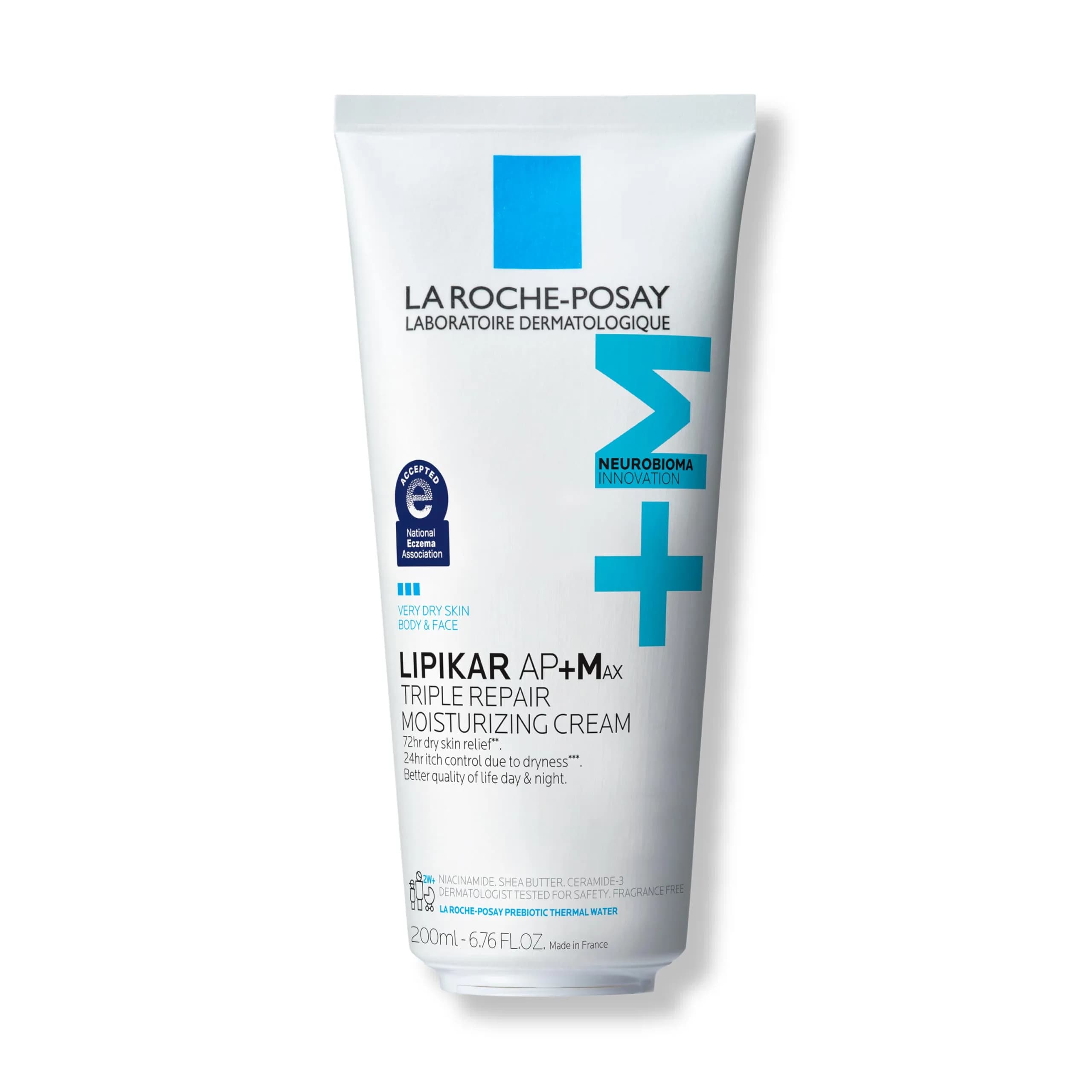 La Roche-Posay Lipikar AP+MAX Triple Repair Moisturizing Cream, 6.7 Fl Oz - Face & Body Lotion for Dry Skin - main product image