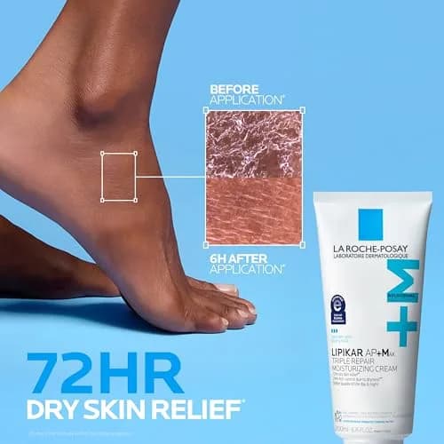 La Roche-Posay Lipikar AP+MAX Triple Repair Moisturizing Body Cream 200ml (6.76 Fl Oz) | Clinically Proven Dry Skin Relief thumbnail 2