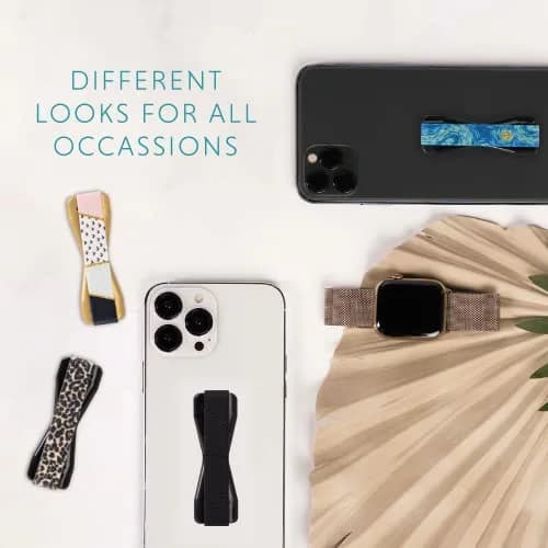 LOVEHANDLE Phone Grip for Most Smartphones and Mini Tablets | Slim, Pocket-Friendly, No-Residue Adhesive thumbnail 7