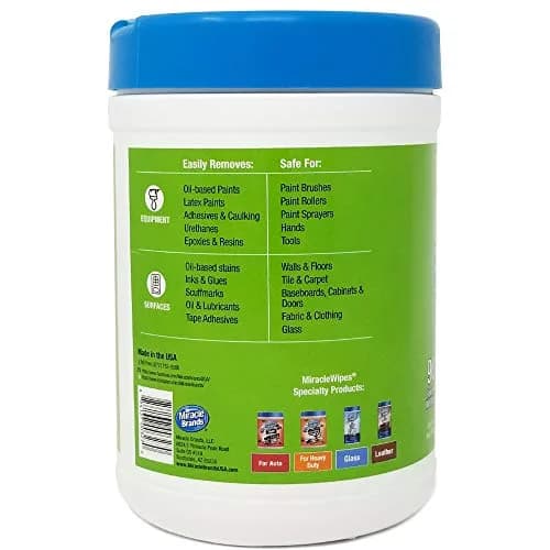 MiracleWipes Surface Cleaning Wipe 60 Count | Heavy-Duty & Gentle on Skin thumbnail 8