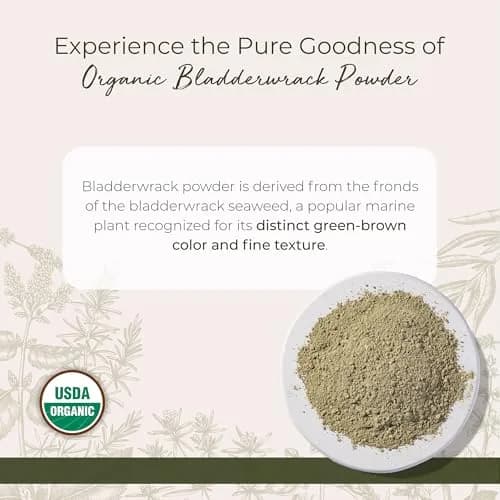 Starwest Botanicals Organic Bladderwrack Powder 454 g (1 lb) | USDA Certified Organic Seaweed Herb thumbnail 2