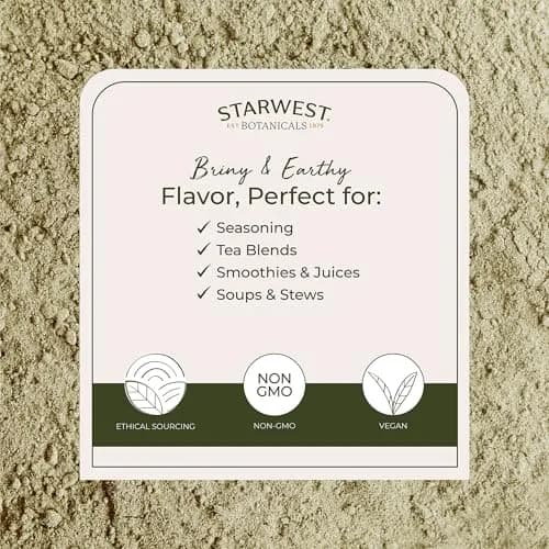 Starwest Botanicals Organic Bladderwrack Powder 454 g (1 lb) | USDA Certified Organic Seaweed Herb thumbnail 3