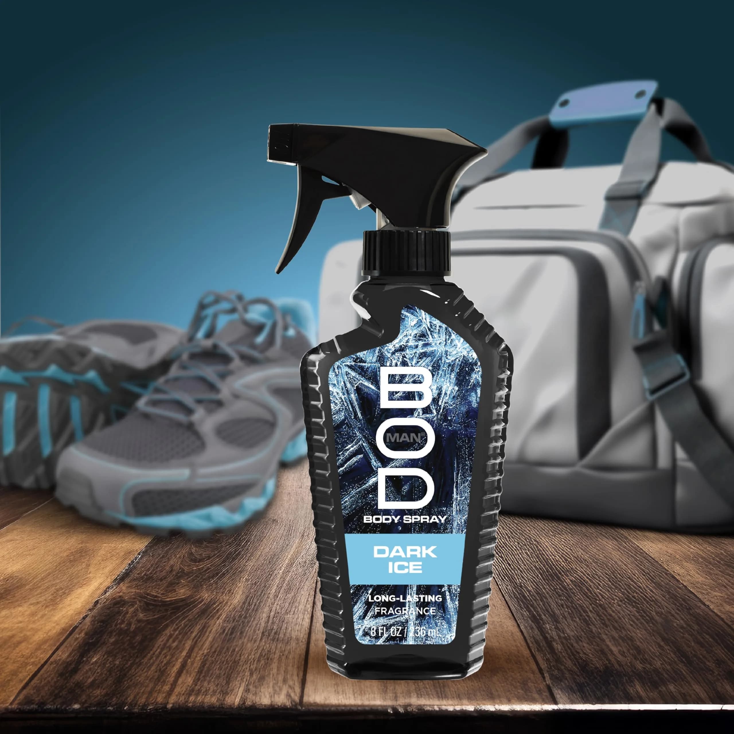 BOD man Dark Ice Fragrance Body Spray 236ml (8 fl oz) | Masculine Aquatic Scent - view 5