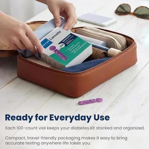 On Call Twist Off Lancets, 100 Lancets | Precise, Safe & Compatible for Blood Glucose Testing thumbnail 7