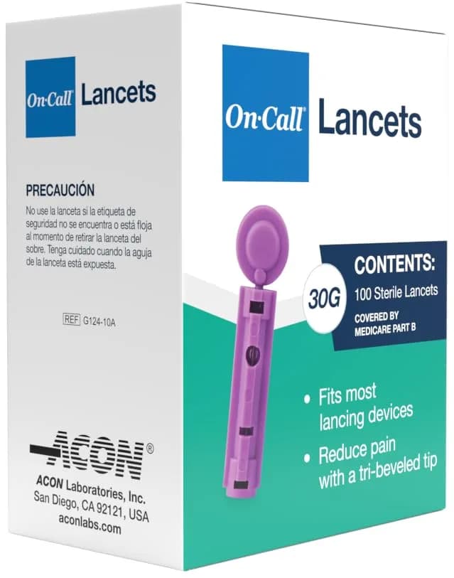 On Call Twist Off Lancets, 100 Lancets | Precise, Safe & Compatible for Blood Glucose Testing thumbnail 11