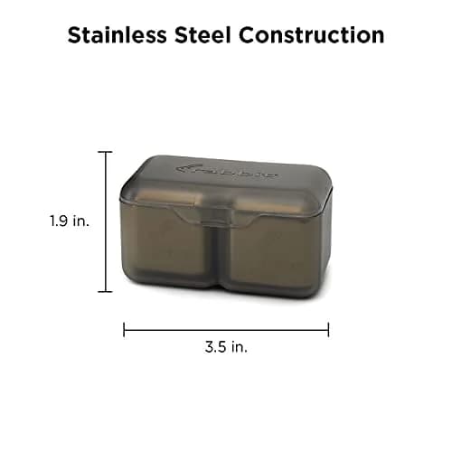 Rabbit Jumbo Chilling Stones - Premium Stainless Steel Whiskey Rocks for Chilling Fine Spirits and Beverages, Reusable Drink Cooling Stones with Storage Case thumbnail 2