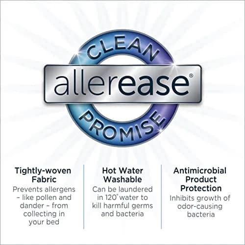 Aller-Ease Maximum Allergy Mattress Protector Twin Size | Waterproof, Breathable, Zippered thumbnail 5