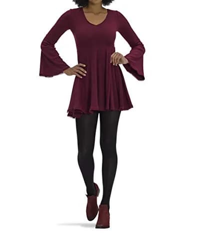 no nonsense Women's Super Opaque Control-Top Tights, Black, X-Large | Temperature-Regulating, No-Roll Waistband thumbnail 2