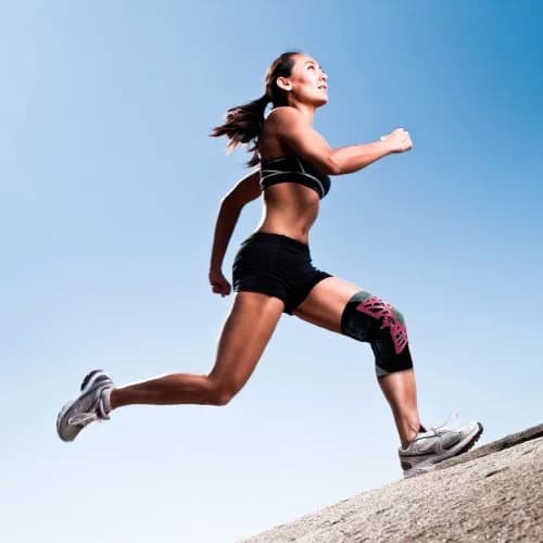 DonJoy Reaction Web Knee Brace with Compression Sleeve for Front Knee Pain & Arthritis, Pink, X-Large/2X-Large | FDA Approved Medical Grade Support thumbnail 4