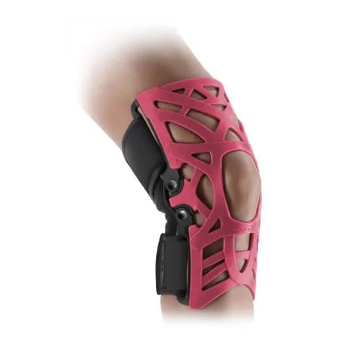 DonJoy Reaction Web Knee Brace with Compression Sleeve for Front Knee Pain & Arthritis, Pink, X-Large/2X-Large | FDA Approved Medical Grade Support thumbnail 1