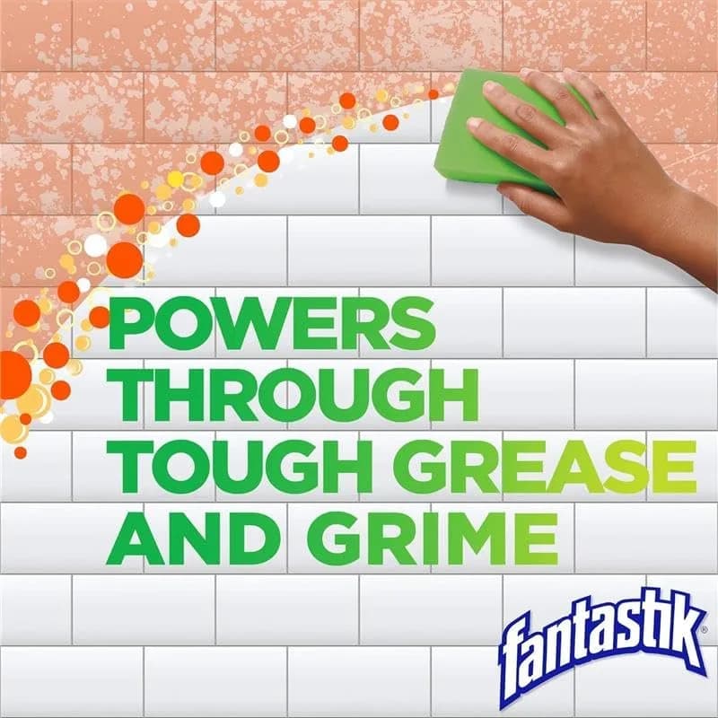 Fantastik Advanced Kitchen and Grease Cleaner 946ml (32 fl oz) | Cuts Tough Grease & Grime thumbnail 3