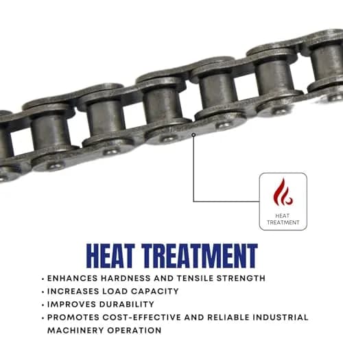 Jeremywell #40 Roller Chain 10 Feet with 1 Connecting Link | Heavy-Duty Industrial Chain for Go Karts & Machinery thumbnail 2