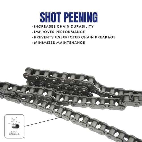 Jeremywell #40 Roller Chain 10 Feet with 1 Connecting Link | Heavy-Duty Industrial Chain for Go Karts & Machinery thumbnail 3