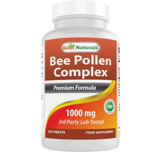 Best Naturals Bee Pollen Complex 1000 mg | Unflavored Dietary Supplement for Adults thumbnail 1