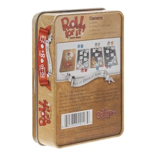 Calliope Roll for It! Deluxe Edition Dice Card Game 15.2cm (6in) | Strategy Game for 2-8 Players thumbnail 2