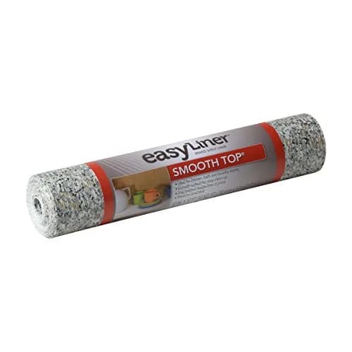 Duck 282028 Smooth Top EasyLiner 12" x 10' Grey Granite | Non-Adhesive Shelf Liner thumbnail 1