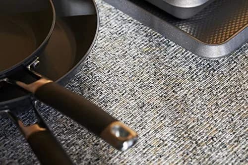 Duck 282028 Smooth Top EasyLiner 12" x 10' Grey Granite | Non-Adhesive Shelf Liner thumbnail 5