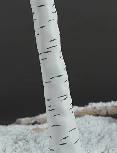 LIGHTSHARE 8FT Birch Tree with 132 LED Lights | Indoor & Outdoor Festival Decor (70-120 chars) thumbnail 8
