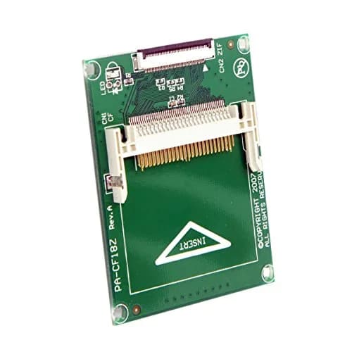 CY 1.8" CF to ZIF SSD HDD Adapter with 2 ZIF Cables | True IDE Mode, Plug-and-Play thumbnail 4