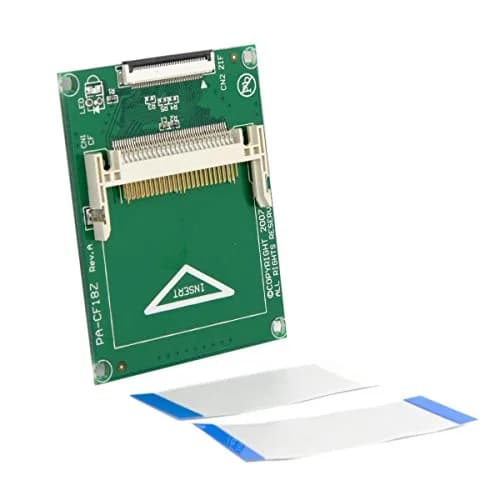 CY 1.8" CF to ZIF SSD HDD Adapter with 2 ZIF Cables | True IDE Mode, Plug-and-Play thumbnail 2
