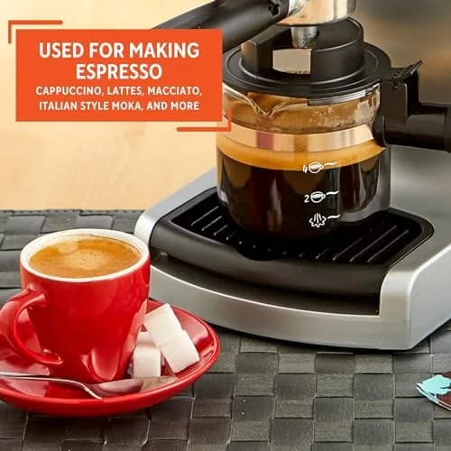 Imusa 4 Cup Glass Replacement Carafe with Black Handle for Coffeemaker | Elegant & Compatible thumbnail 6