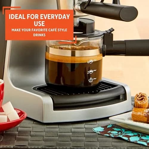 Imusa 4 Cup Glass Replacement Carafe with Black Handle for Coffeemaker | Elegant & Compatible thumbnail 7