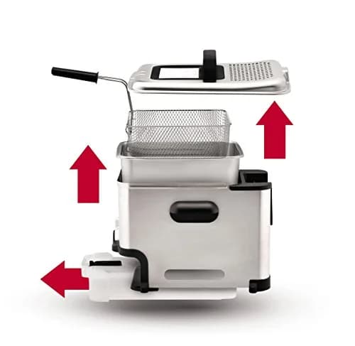 T-Fal Deep Fryer with Basket 3.5L | Oil Filtration & Temp Control for Crispy Results thumbnail 7