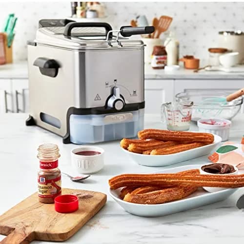 T-Fal Deep Fryer with Basket 3.5L | Oil Filtration & Temp Control for Crispy Results thumbnail 8