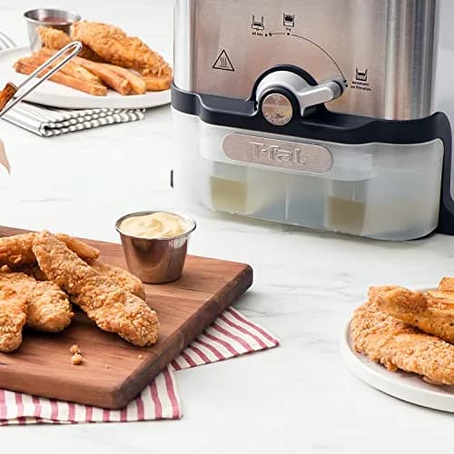 T-Fal Deep Fryer with Basket 3.5L | Oil Filtration & Temp Control for Crispy Results thumbnail 9