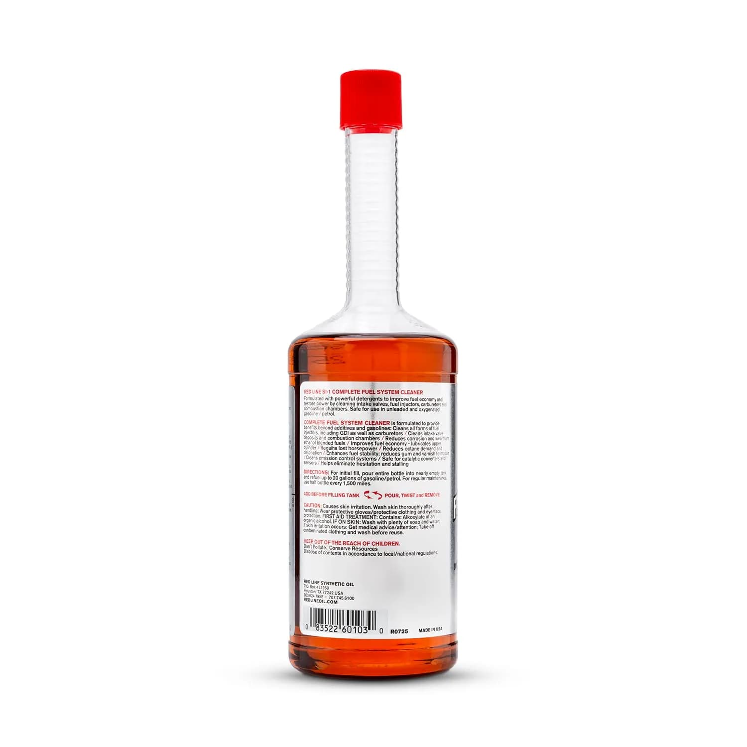 Red Line SI-1 Complete Fuel System Cleaner 4 Pack | Cleans Injectors, Carburetors, Valves & Combustion Chamber Deposits - view 8