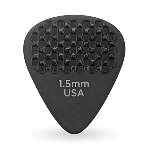 D'Addario Duralin-Duragrip-X-Hvy 10-pack | Extra Heavy Black 1.50mm Guitar Picks for Fast, Clear Articulation thumbnail 2