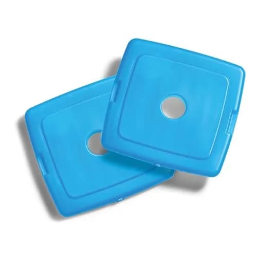 Fit & Fresh Cool Coolers Kids Ice Packs 8 Pack Blue | Slim, Reusable & Long-Lasting Ice Packs for Lunch & Camping thumbnail 5