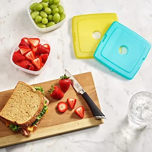 Fit & Fresh Slim Ice Packs 8 Pack | Compact Reusable Freezer Packs for Lunch & Coolers thumbnail 4